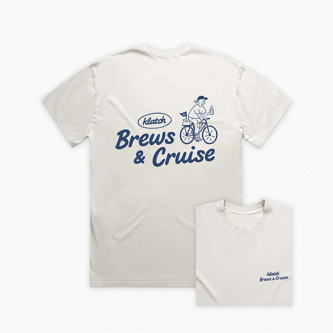 Brews & Cruise T-shirt - Bone