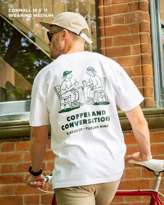 Coffee & Convos T-shirt - White