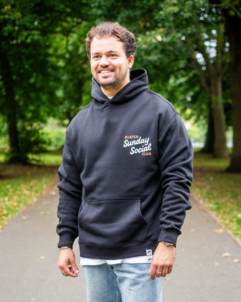 Sunday Social Black Hoodie