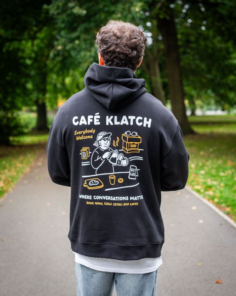 Cafe Klatch Black Hoodie