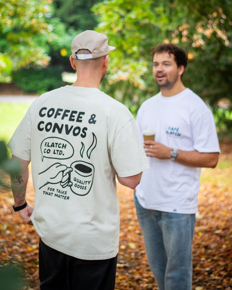 Coffee & Convos Bone T-Shirt