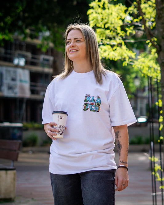 Let Yourself Grow Relaxed Fit T-Shirt - White