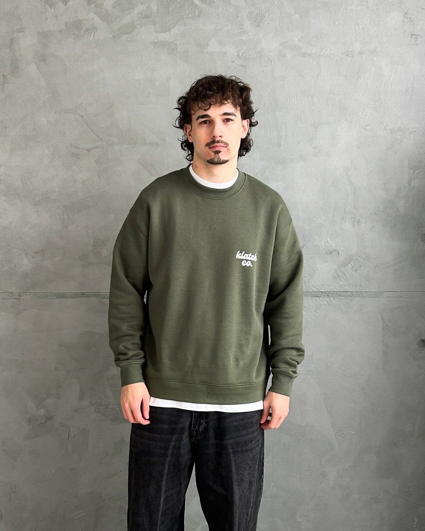 Relaxed Fit Jumper - Sage