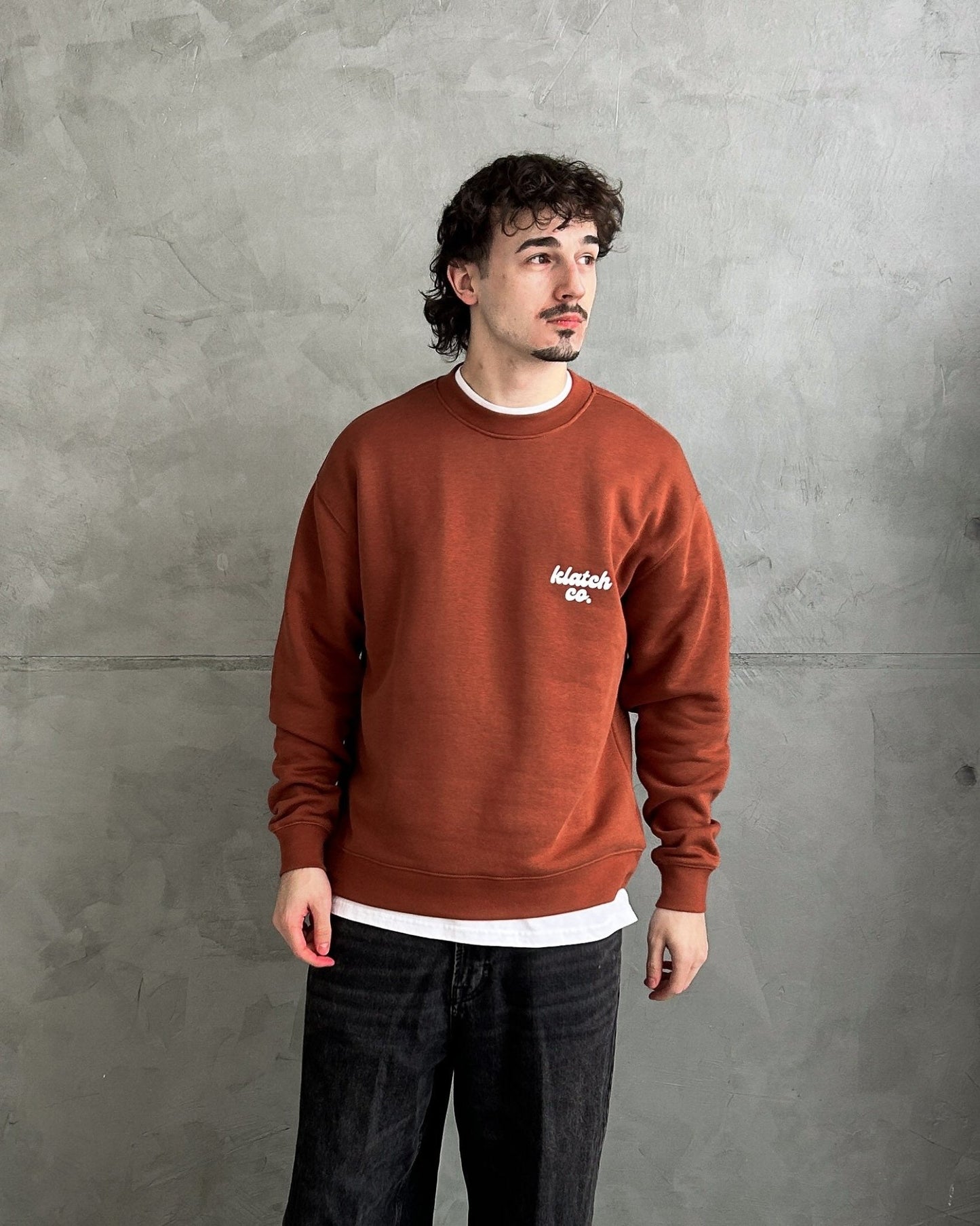 Relaxed Fit Jumper - Clay