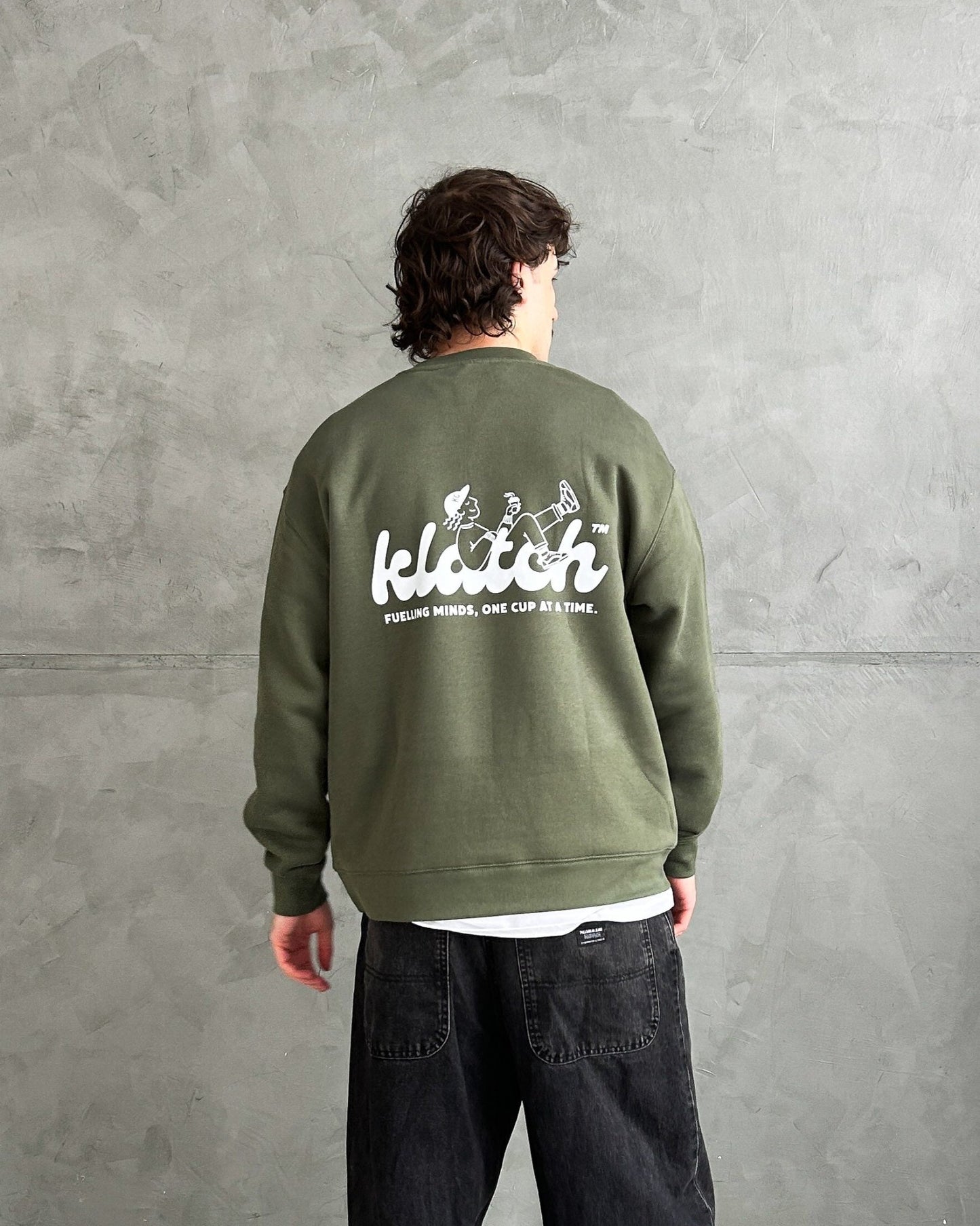 Relaxed Fit Jumper - Sage