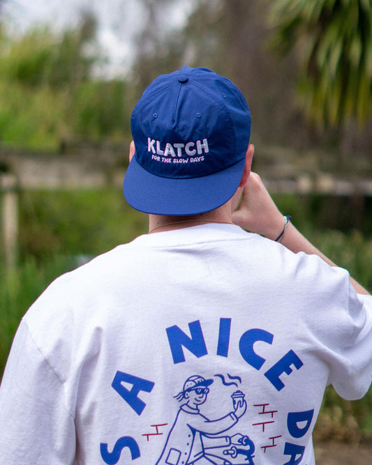 Slow Days Snapback Cap - Cobalt