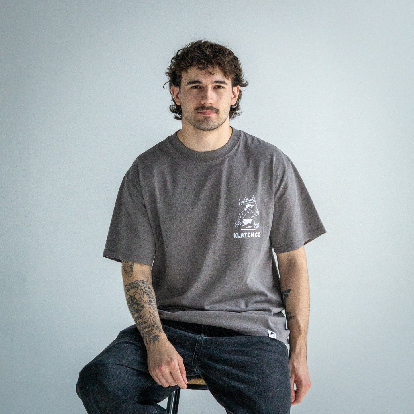 Made for talks T-shirt - Washed Grey