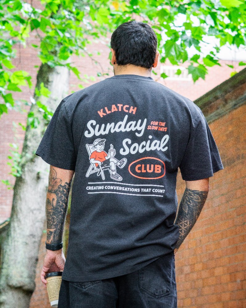 Sunday Social T-Shirt - Black