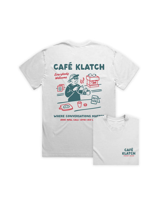 Cafe Klatch White T-Shirt