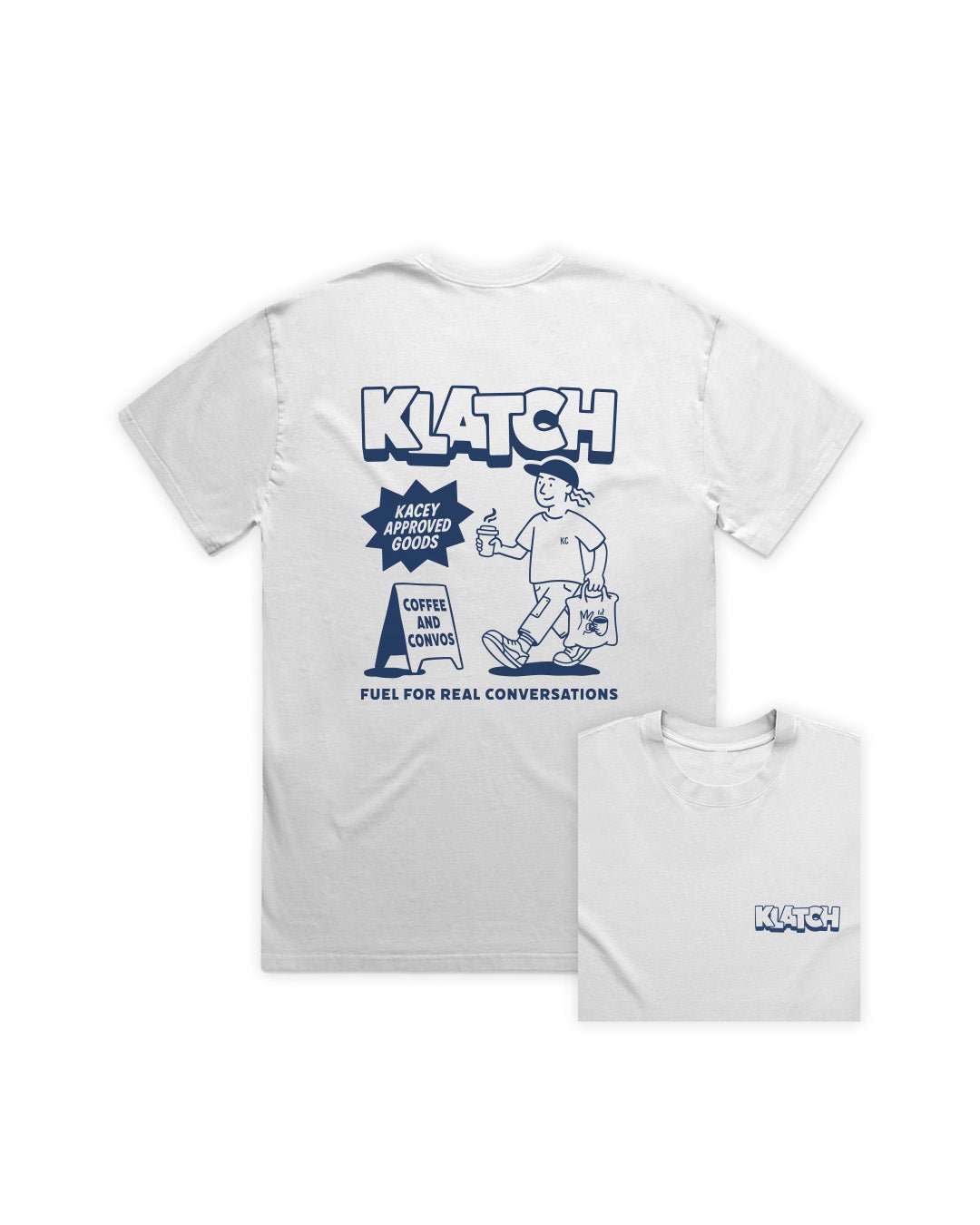 Klatch Shopping T-shirt - White
