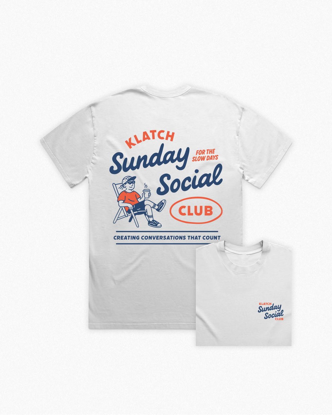 Sunday Social T-Shirt - White