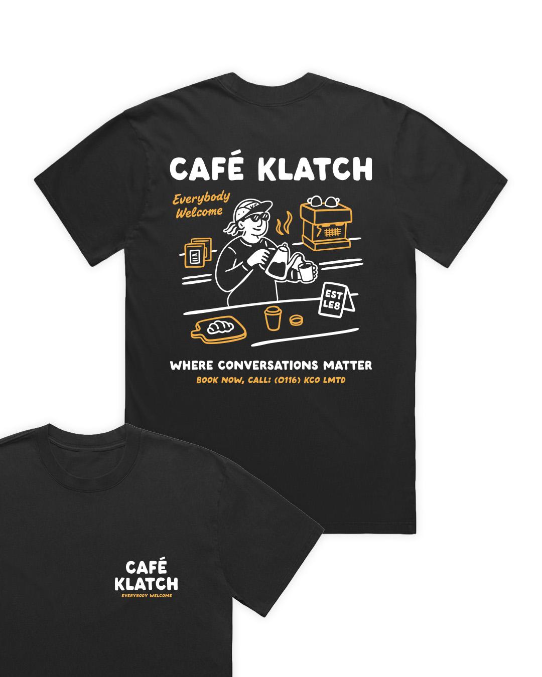 Cafe Klatch Black T-Shirt