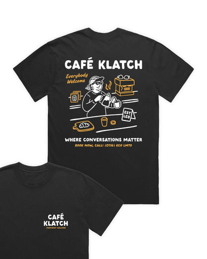 Cafe Klatch Black T-Shirt