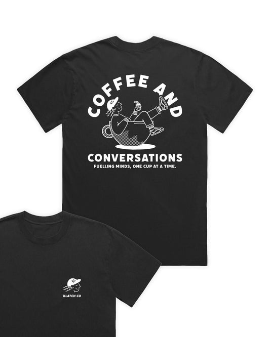 Cup Guy T-Shirt – Faded Black
