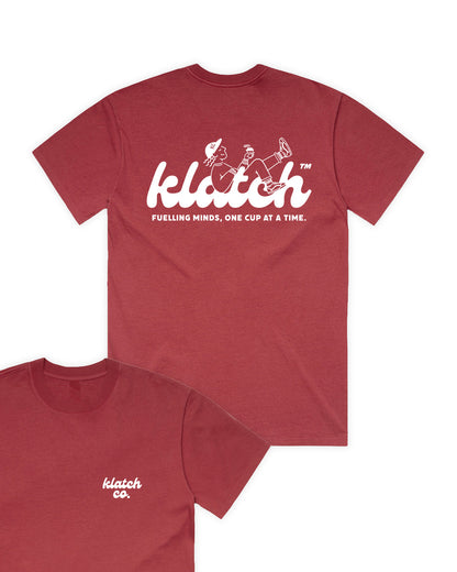 Fuelling Minds Relaxed Fit T-Shirt - Faded Red