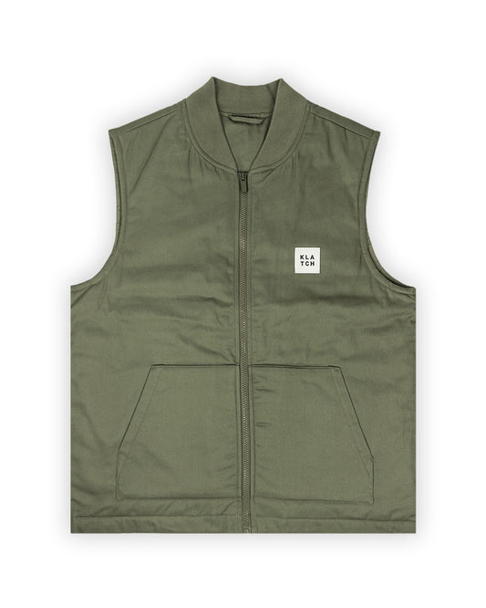 Dialled Gilet Sage Green