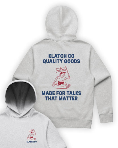 Made for talks Hoodie - Grey Marl
