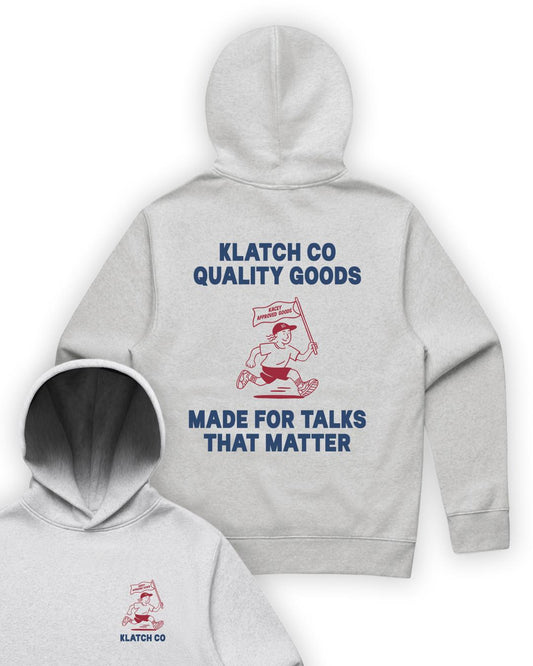 Made for talks Hoodie - Grey Marl