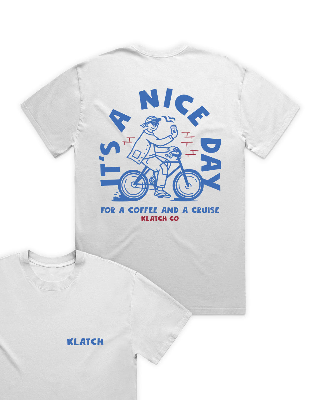 Coffee & Cruise Relaxed Fit T-Shirt - White