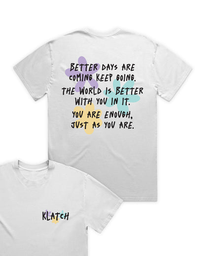 Limited Edition Quote Relaxed Fit T-Shirt - White