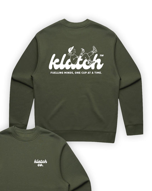 Relaxed Fit Jumper - Sage