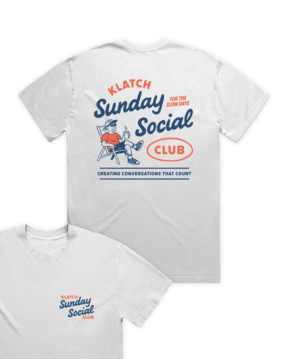 Sunday Social T-Shirt - White