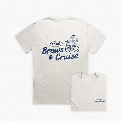 Brews & Cruise T-shirt - Bone
