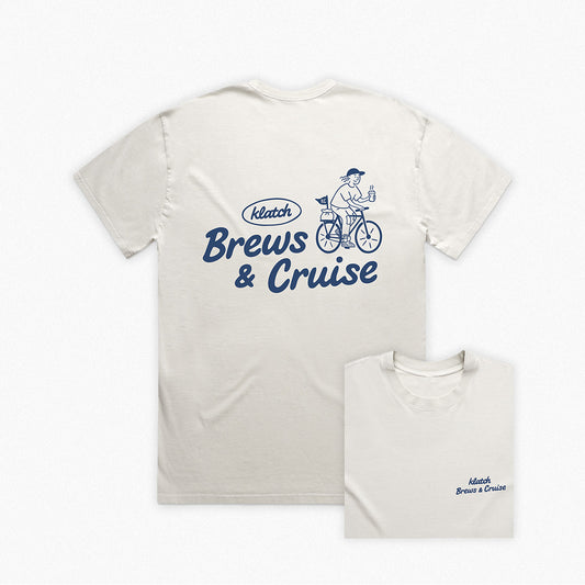Brews & Cruise T-shirt - Bone
