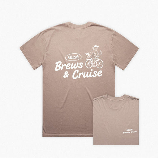 Brews & Cruise T-shirt - Mushroom