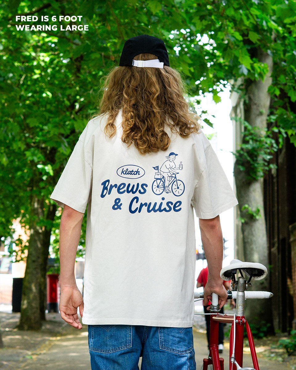 Brews & Cruise T-shirt - Bone