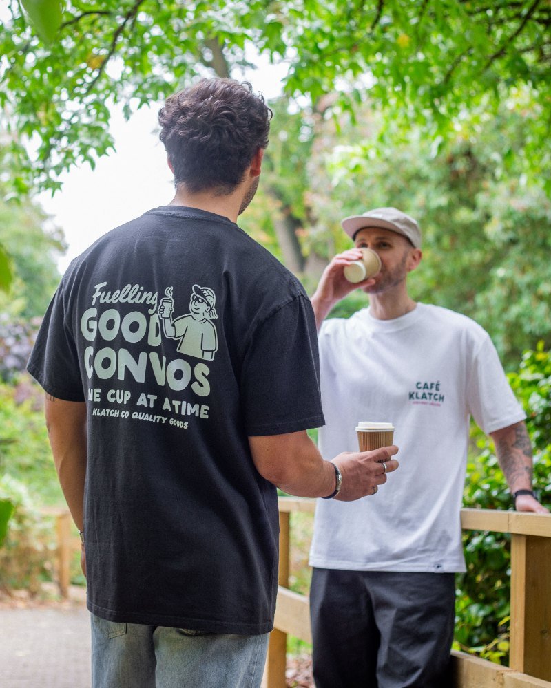 Fuelling Good Convos Black T-Shirt