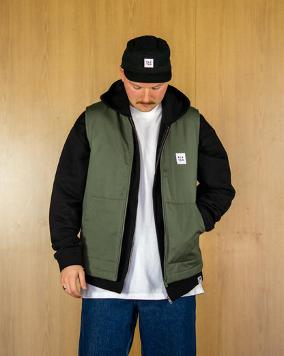 Dialled Gilet Sage Green