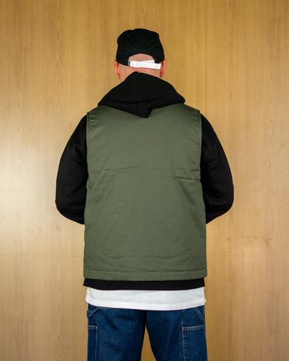 Dialled Gilet Sage Green