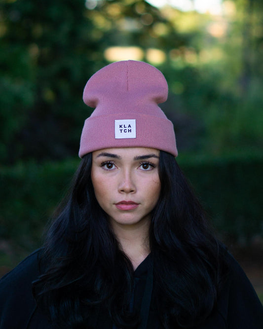 Rose Pink Beanie
