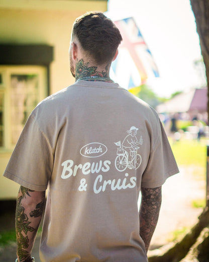 Brews & Cruise T-Shirt - Mushroom