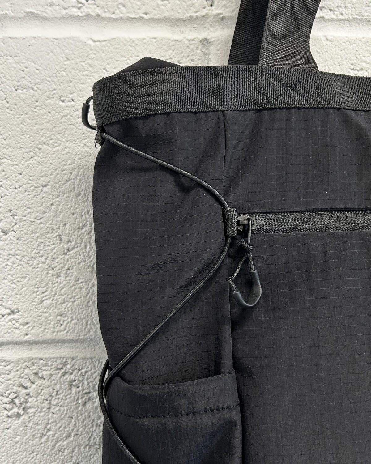Messenger Tote Bag - Black