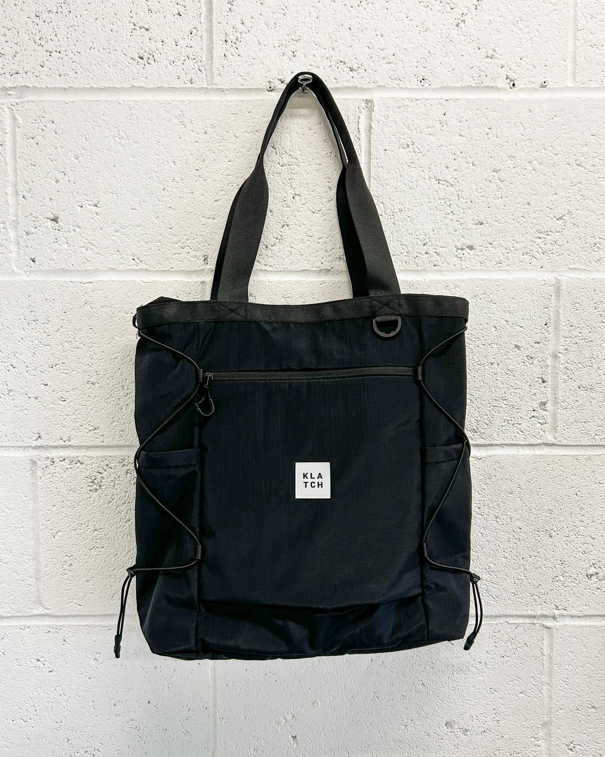 Messenger Tote Bag - Black
