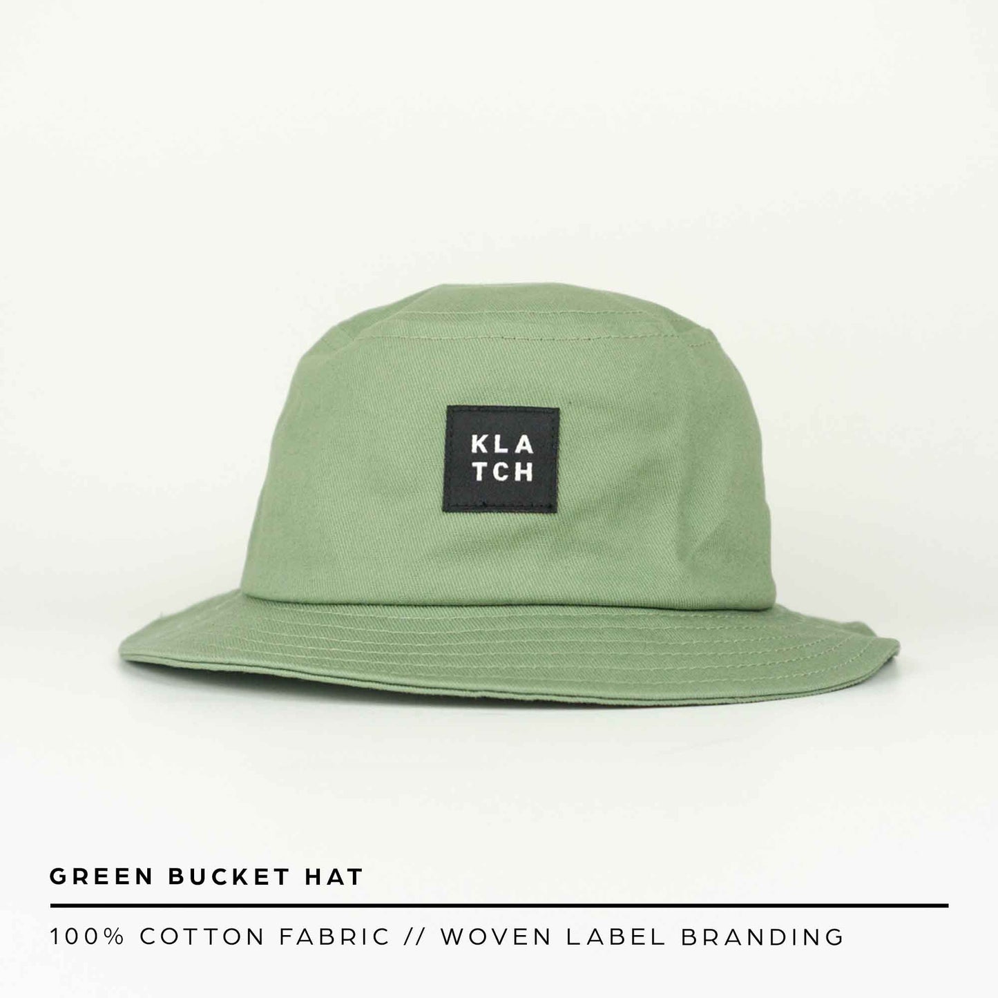 boonie style bucket hat in green
