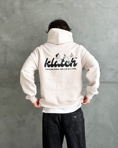 Relaxed Fit Hoodie - Bone