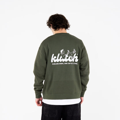 Relaxed Fit Jumper - Sage