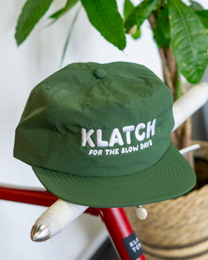 Slow Days Snapback Cap - Racing Green