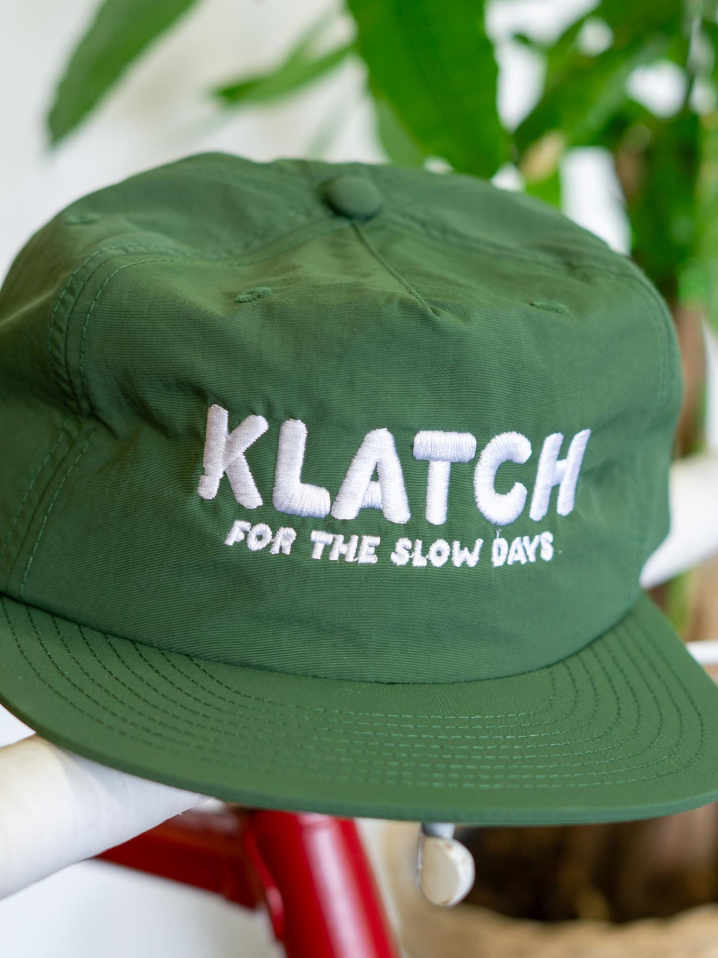 Slow Days Snapback Cap - Racing Green