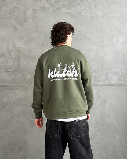Relaxed Fit Jumper - Sage