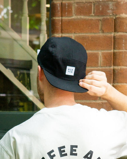 Lenox Black 5 Panel Cap