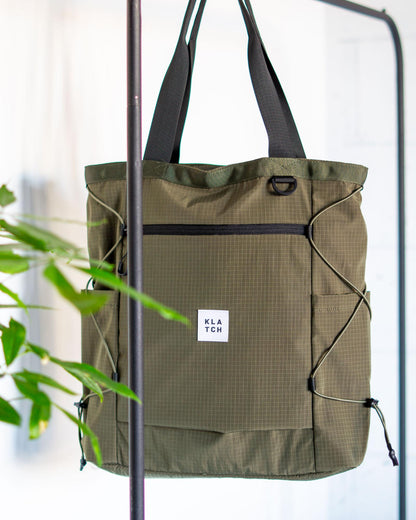 Messenger Tote Bag - Khaki