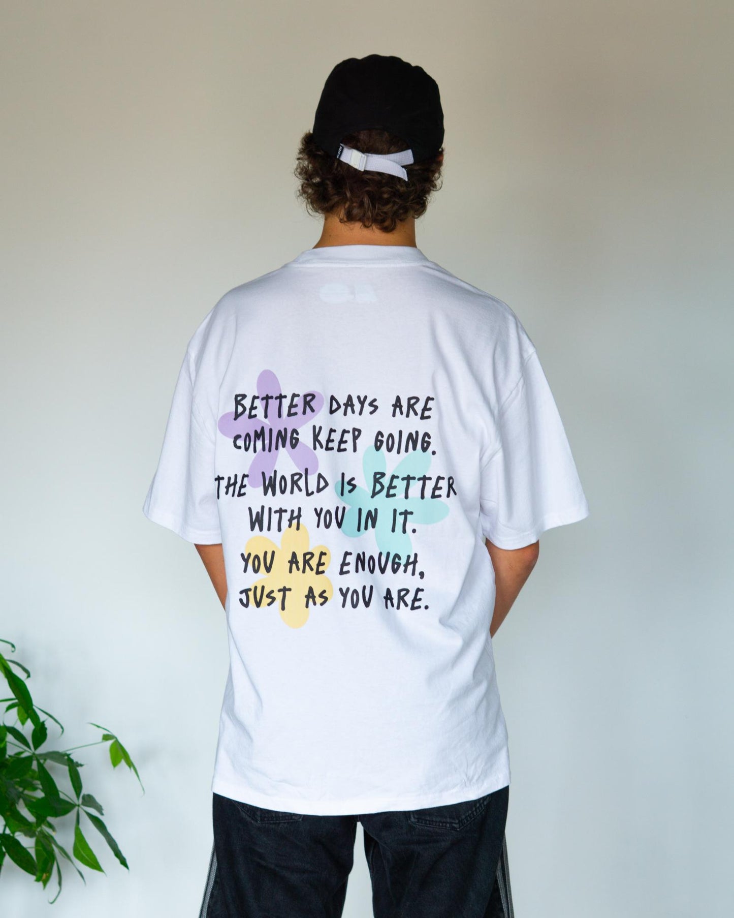 Limited Edition Quote Relaxed Fit T-Shirt - White