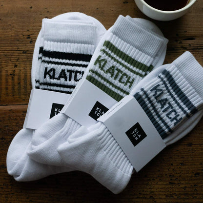 Crew Socks - White & Black