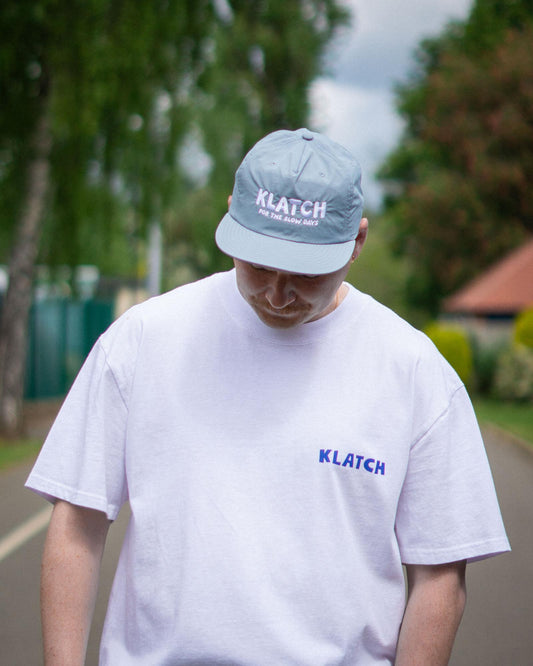 Slow Days Snapback Cap - Slate Blue
