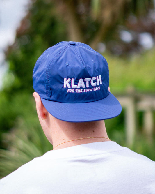 Slow Days Snapback Cap - Cobalt