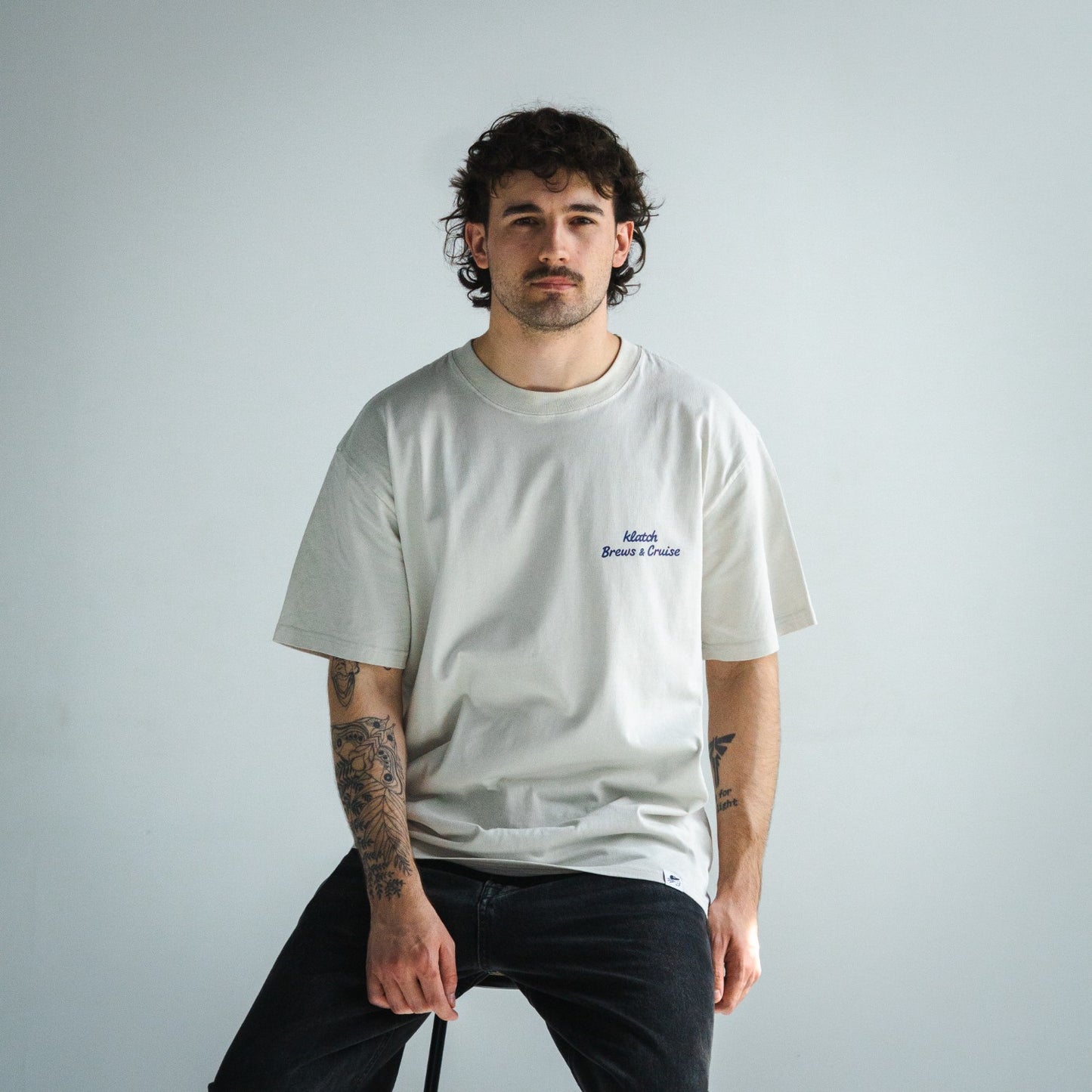 Brews & Cruise T-shirt - Bone